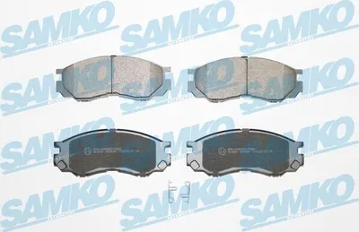 Produktbild von SAMKO Bremsbeläge Satz Vorne Bremsklötze für MITSUBISHI L 200 / Triton Pickup (KAT, KBT) 5SP686