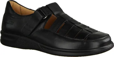 Produktbild von Ganter Kurt 256731-100, Schwarz, Herrenschuhe, Slipper, NEU, Bequemschuhe - Herrenschuhe Prophylaxe Diabetiker, Schwarz, leder (calf)