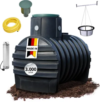 Produktbild von 4rain MONO Erdtank-Paket 3000 Liter Garten-Comfort