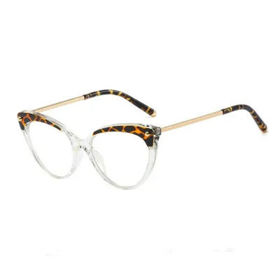 Zdjęcie produktu dla Techsuit Okulary niebieskie TR90 (F93308) - przezroczyste / leopardzie