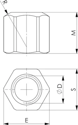 Image de Ecrou en T AMF n° 508R 13,7mm ébauche - 84541