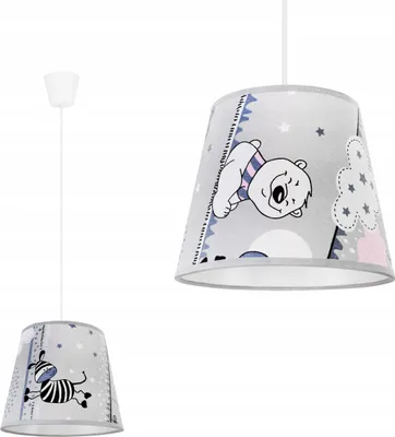 Produktbild von Loft Deckenhängelampe Für Kinder, Led-Lampenschirm
