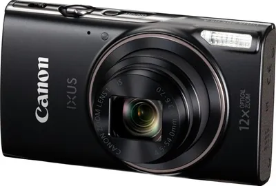 Zdjęcie produktu dla Canon Digital IXUS 285 HS A, 20,2 MP, 5184 x 3888 px, CMOS, 12x, Full HD, Czarny