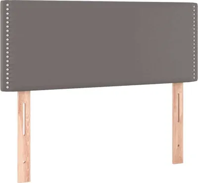 Produktbild von vidaXL Kopfteil Grau 100x5x78/88 cm Kunstleder