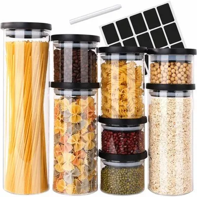 Produktbild von Famanu Vorratsbehälter Set – 8 Stück in 5 verschiedenen Größen