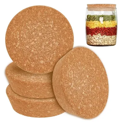 4 konische Korken 74-80 mm für Weinflaschen