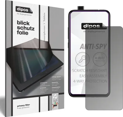 Produktbild von Blickschutzfolie für Xiaomi Mi 9T Pro matt Schutzfolie Folie Display Schutz dipos