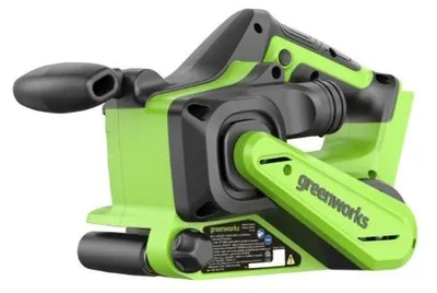 Produktbild von Akku Bandschleifer Greenworks GD24BELSND 24 V – kabellose Bandschleifmaschine