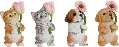Obrázek produktu pro Dekorativní figurka Home ESPRIT Barevná zvířata 10,5 X 9 X 18,5 cm (4 ks)