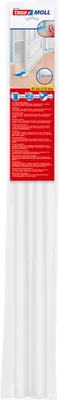 Produktbild von tesamoll Tür Zugluftstopper glatte Böden (1 Stck.) - 95 cm x 25 mm - weiß