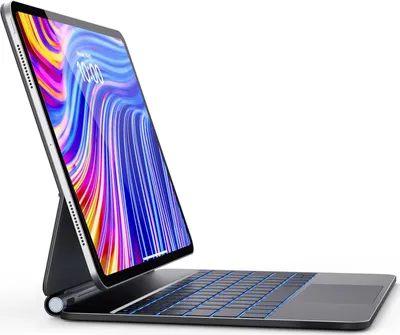 Produktbild von Earto iPad Air 12.9 IT Tastatur (M2, 2024), schwarz