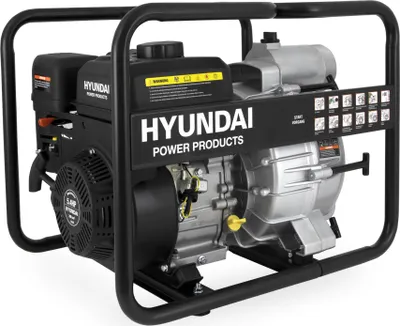 Produktbild von HYUNDAI Benzin-Wasserpumpe GWP57648 (25 m Förderhöhe, 45000 L/h, 45 m³/h, 3”/80 mm, 5.4 PS, 4-Takt)