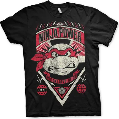 Produktbild von TMNT Ninja Power T-Shirt - Small - Black