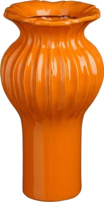 Obrázok produktu pre Váza Mica Decorations Felipe - 16x16x30 cm - Keramika - Oranžová