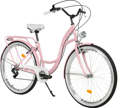 Produktbild von Milord Komfort Fahrrad Damenfahrrad, 28 Zoll, Rosa, 7 Gang Shimano
