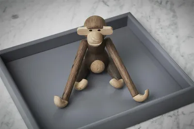 Produktbild von ROSENDAHL Kay Bojesen Denmark Affe klein Figur Holz Eiche Räuchereiche 39257