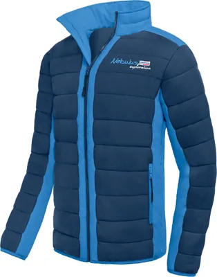 Zdjęcie produktu dla Męska kurtka zimowa Nebulus FIGHT, ciepła kurtka outdoorowa, praktyczna i wszechstronna kurtka przejściowa i zimowa, P5906 - męska, granatowo-kobaltowa, XL