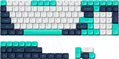 Produktbild von NuPhy Tastenkappen Set für Mechanische Tastatur Air75 v2 / Air96 V2 Cymatics nSA Profile Dye-sub PBT Keycaps Bright / All in One ANSI US