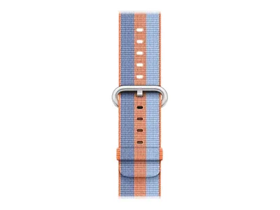 Produktbild von Apple 42 mm Armband aus gewebtem Nylon, Orange, Band, Smartwatch, Blau, Orange, Apple, Watch 42mm, Nylon