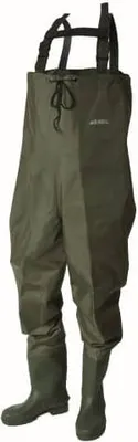 Produktbild von Achselhohe Wathose Größe 47 mit großer Brusttasche und Hosenträgern