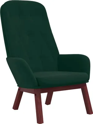 Obrázok produktu pre vidaXL Relax kreslo Dark Green Velvet