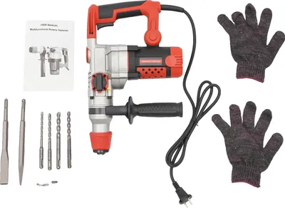 Immagine prodotto di Martello elettrico, potenza 2200W, capacità di foratura versatile, rosso, UE