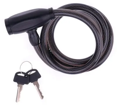 Obrázok produktu pre Martes – Zámok na bicykel „Closer“ PP15982 (1200 mm x 12 mm) (čierny)