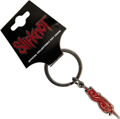 Obrázek produktu pro Slipknot - Klíčenka "Tribal S" RO11239 (jedna velikost) (červená/stříbrná)