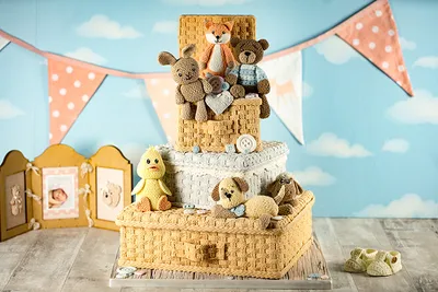 Produktbild von Silikon Backform mit Korboberfläche 12 x 21 cm für Cupcakes und Tortendekoration