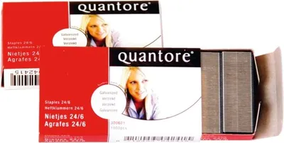 Image de Agrafe Quantore 24 6 1000 pièces galvanisées