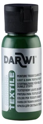 Produktbild von Darwi 4x Stoffmalfarbe Flasche 50ml, Avocadogrün Avocadogrün DA0100050643C