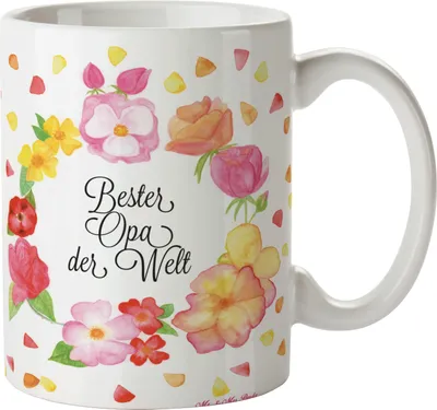 Produktbild von Mr. & Mrs. Panda Kaffeetasse Opa - Geschenk, Enkelkind, Enkel, Kakaotasse, Mitbringsel, Oppa, Bester, Geburtstag, Tasse, Becher, Frühstücksbecher, Kaffeebecher