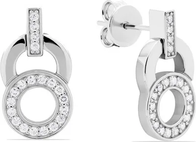 Produktbild von Jette - 89208017 - Ohrringe - Damen - 925er Silber - rhodiniert poliert mit Zirkonia