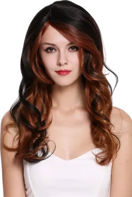 Produktbild von WIG ME UP Perücke Lang Wellig Schwarz Braun Mix RGF-5905LD-HL1B/27