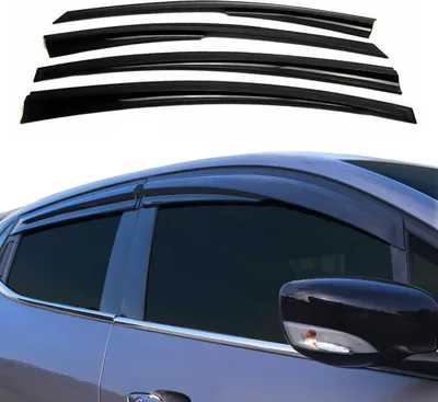 Zdjęcie produktu dla 4x owiewka przeciwdeszczowa do VW Passat B7 notchback 2010-2015 ciemny akryl