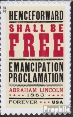 Produktbild von Briefmarken USA 2013 Mi 4913BA (kompl.Ausg.) postfrisch Emanzipations Proklamation