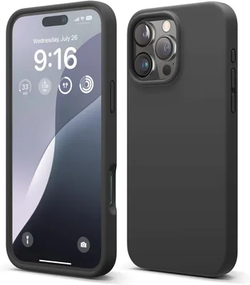 Immagine prodotto di Custodia Elago in silicone premium per iPhone 16 Pro Max Nero