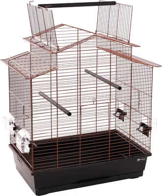 Obrázok produktu pre Klietka pre papagáje Flamingo Sittich, farba: meď/čierna