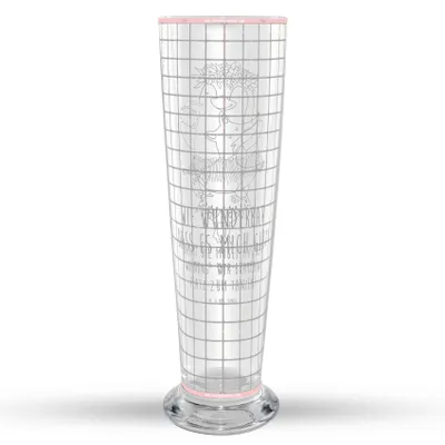Produktbild von Mr. & Mrs. Panda Bierglas Fuchs Ballerina - Transparent - Geschenk, Party, Weizen Glas, Mr Mrs Weizenglas, Weizenbier, Weißbierglas, Bier, Geburtstag, Feier, Tanzen