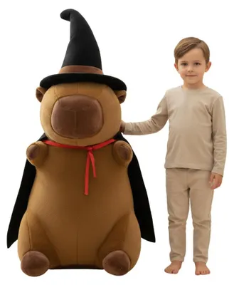 Produktbild von Großes Maskottchen Plüsch Kissen Spielzeug Wizard Capybara 100cm