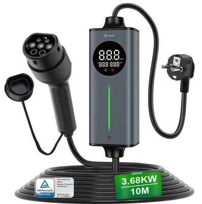 Obrázek produktu pro Nabíječka pro elektromobily, inteligentní regulace teploty, několik ochranných funkcí, 3,6 kW, 10 m