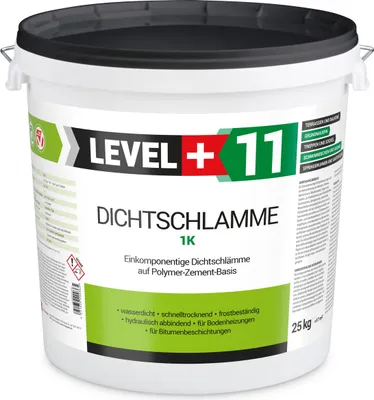 Produktbild von Dichtschlämme 1K Balkon Trockener 25Kg Keller Terrasse Dusche Bad Aussen L+11