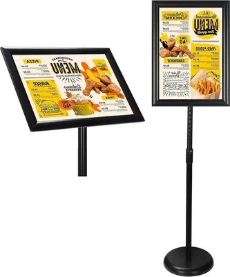Obrázek produktu pro A3 hliníkový stojan, černý, na výšku i na šířku