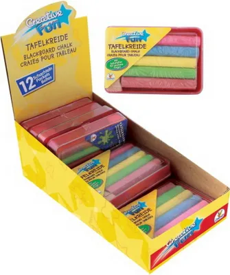 Produktbild von CF Tafelkreide, bunt 5er Pack, 1 Set