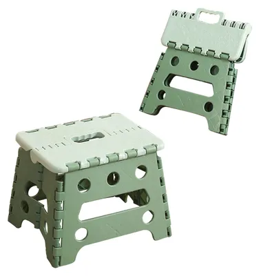 Klapphocker für Kinder & Erwachsene, faltbar, 200 kg, grün