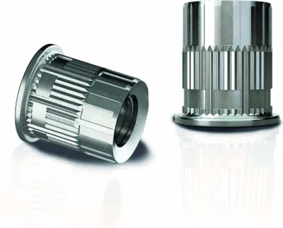 Produktbild von GESIPA Blindnietmutter (Nietschaft d x l 7 x 9,5 mm M5 / Stahl, verzinkt Flachkopf / Inhalt: 500 Stück) - 1658768