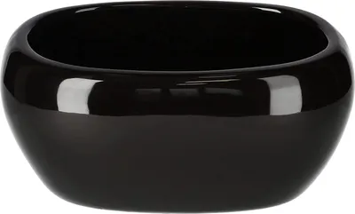 Immagine prodotto di KOTARBAU® Vaso da fiori in Vetroceramica Fioriera per fiori e piante Nero