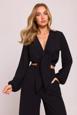 Produktbild von Made of Emotion Damenbluse Gahevere M861 schwarz L