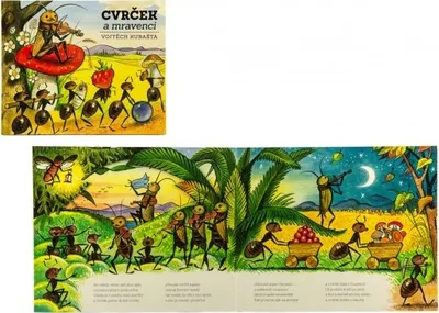 Zdjęcie produktu dla Knížka Cvrček a mravenci 23x19x1cm