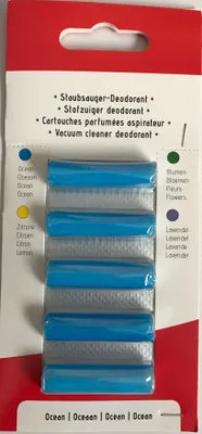 Produktbild von Lufterfrischer Stäbchen Ocean Breeze - 5er Pack Stabschneider für Staubsauger - Neutralisiert Gerüche